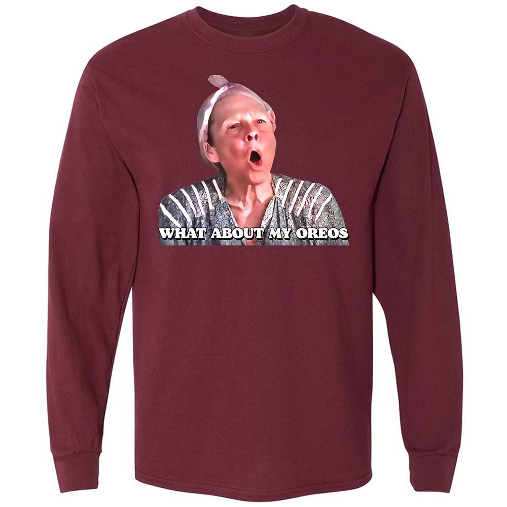 Long Sleeve T-Shirt - WCGPTXM7 - Maroon - 16