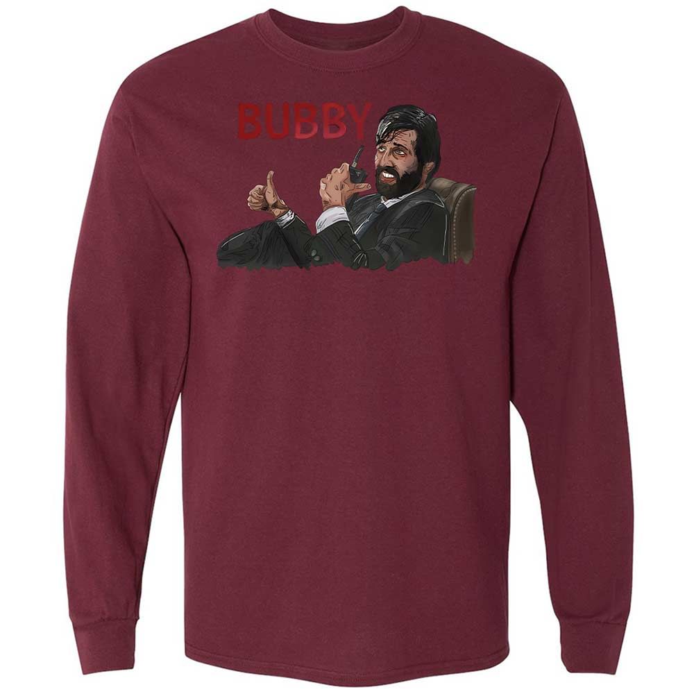 Long Sleeve T-Shirt - 6PH7QJWU - Maroon - 16