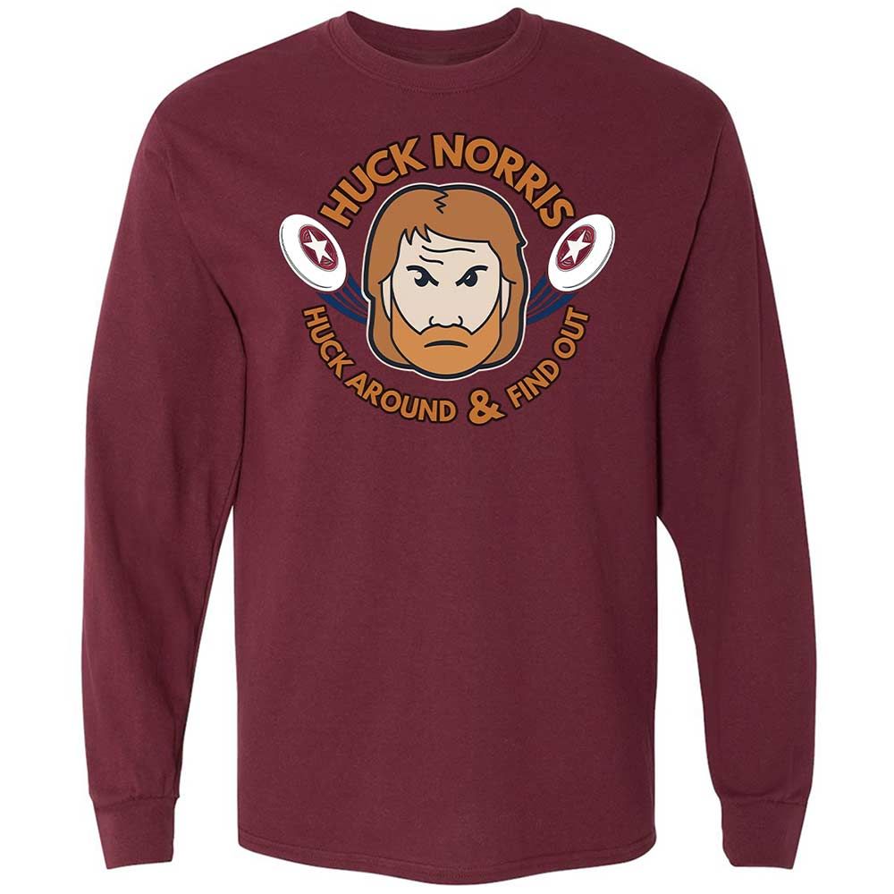 Long Sleeve T-Shirt - PTA7JDV3 - Maroon - 16