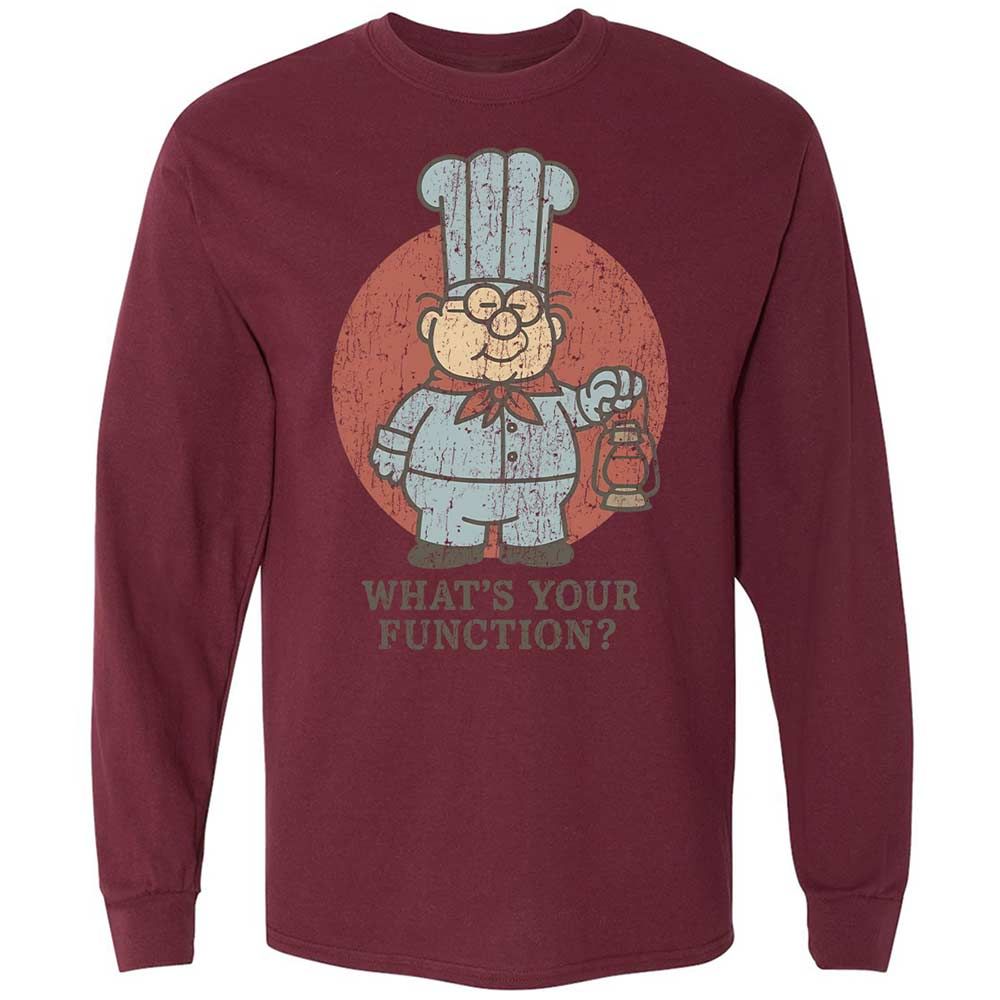 Long Sleeve T-Shirt - WAQ4ZNVR - Maroon - 16