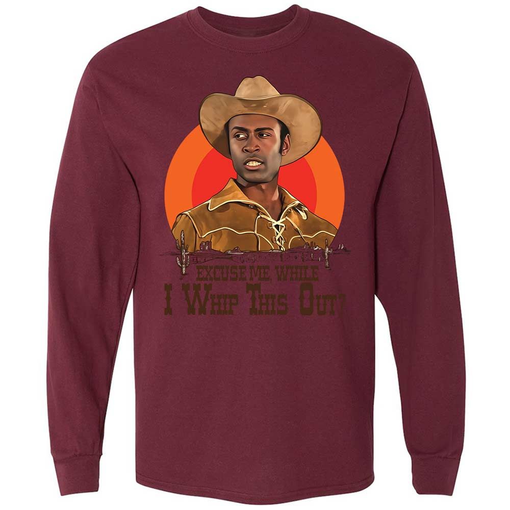 Excuse Me While I Whip This Out - Maroon - 16
