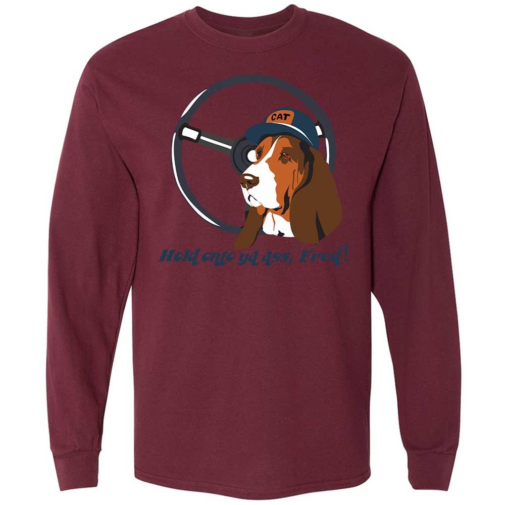 Long Sleeve T-Shirt - 48RXB5ZT - Maroon - 16