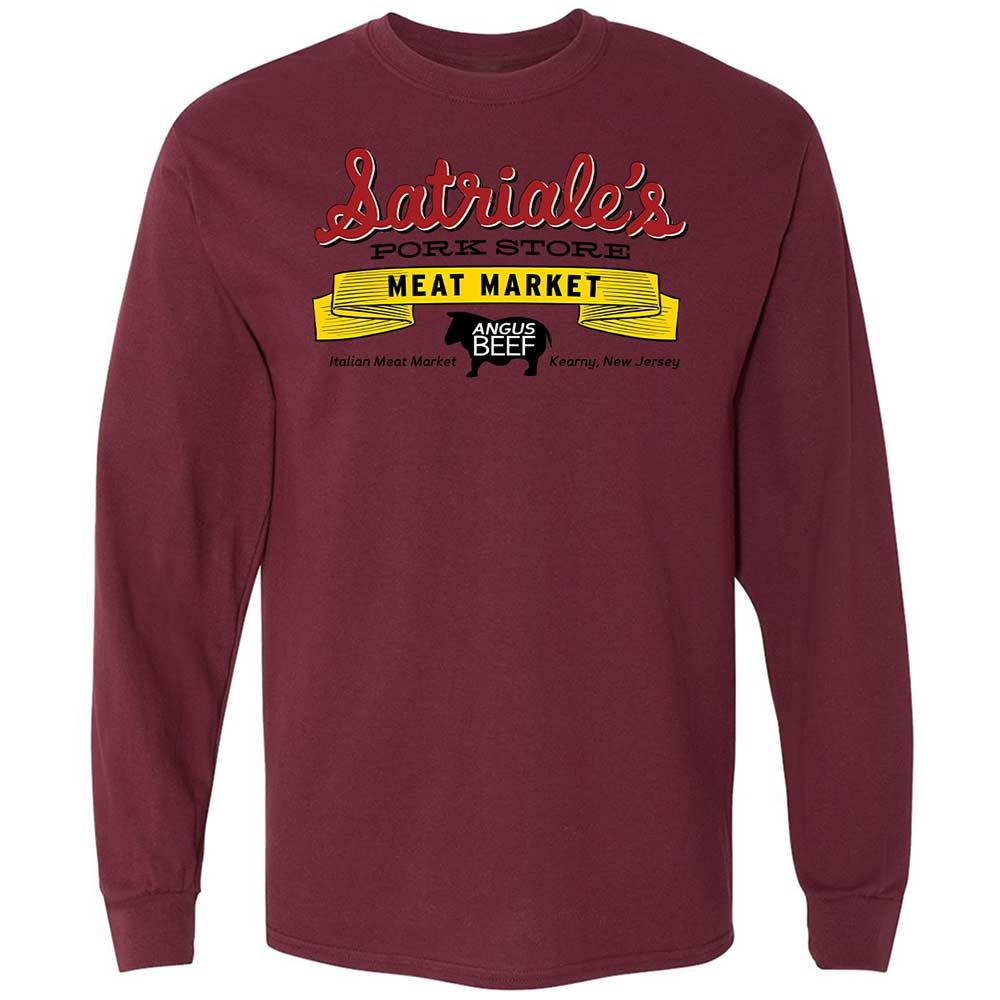 Long Sleeve T-Shirt - YZ13Q2NY - Maroon - 16