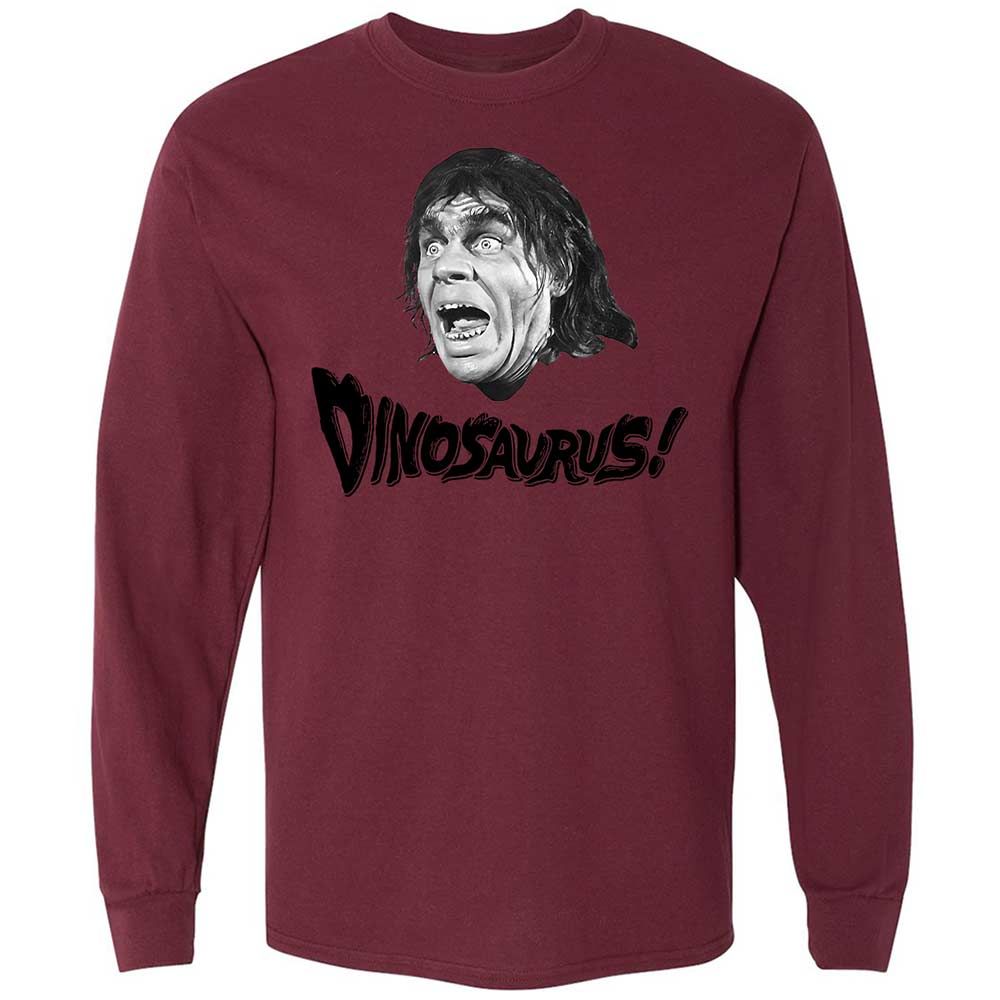 Long Sleeve T-Shirt - H829RC8L - Maroon - 16