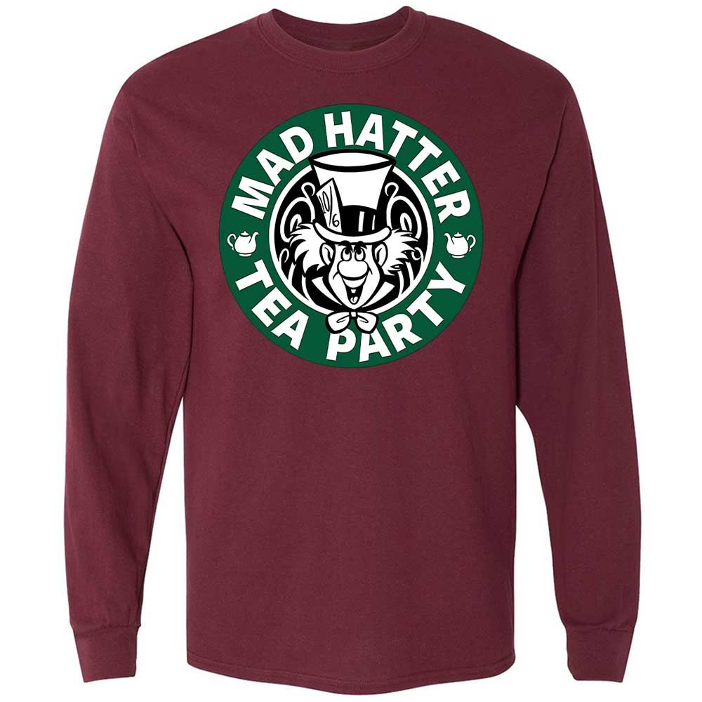 Long Sleeve T-Shirt - L5EBDBYU - Maroon - 16
