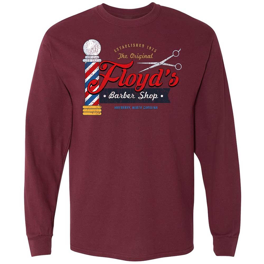 Long Sleeve T-Shirt - YNCVLKEH - Maroon - 16