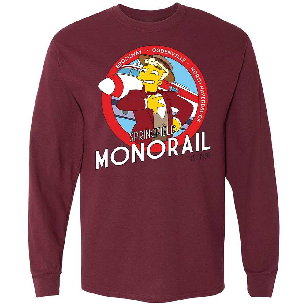 Springfield Monorail - Maroon - 16