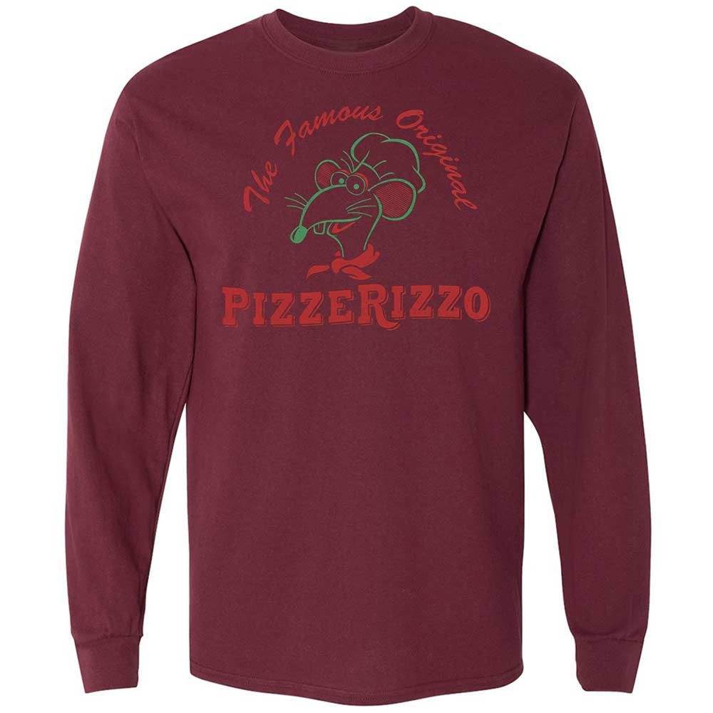 Long Sleeve T-Shirt - ECWJZBEZ - Maroon - 16