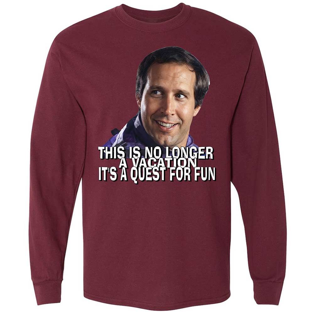 Long Sleeve T-Shirt - VQWKDK9P - Maroon - 16