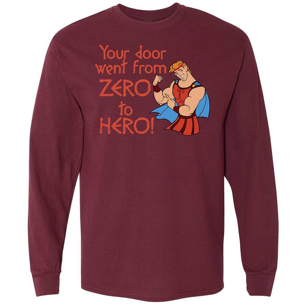 Long Sleeve T-Shirt - PVPD539Z - Maroon - 16
