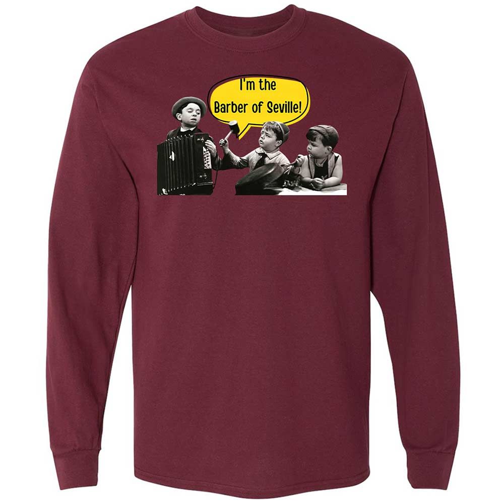 Long Sleeve T-Shirt - X8JH4AZ1 - Maroon - 16