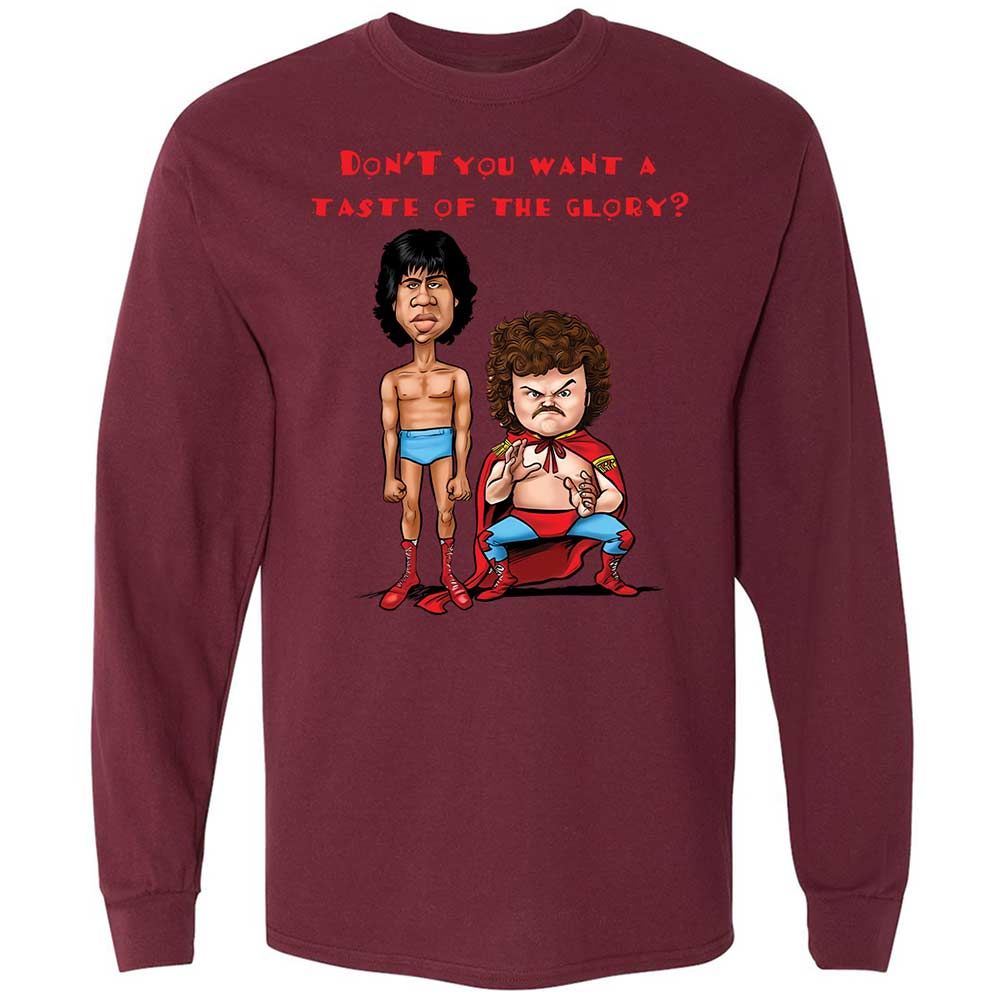 Long Sleeve T-Shirt - N4F6B9BY - Maroon - 16