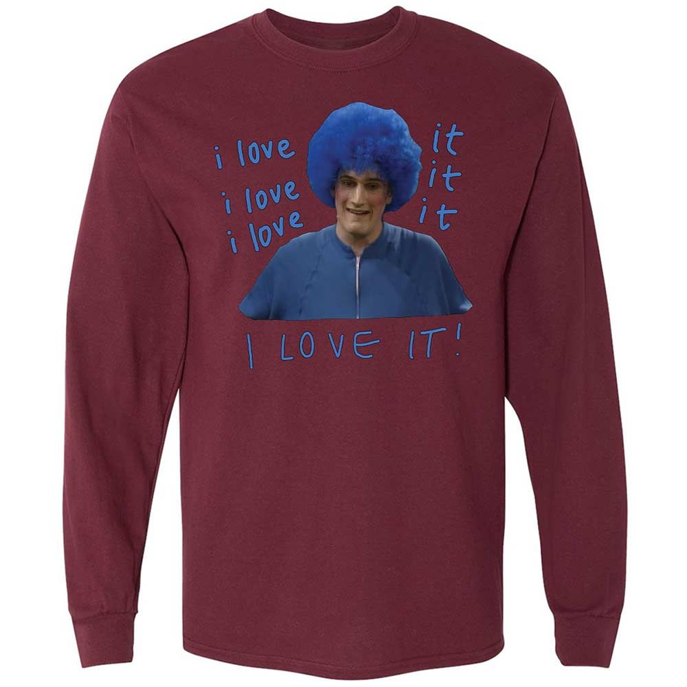 Long Sleeve T-Shirt - CGQZPUUJ - Maroon - 16