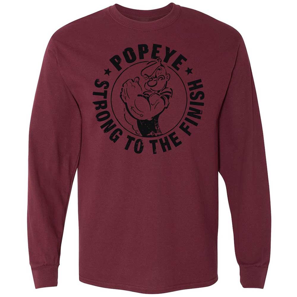 Long Sleeve T-Shirt - 53PCX4ZN - Maroon - 16