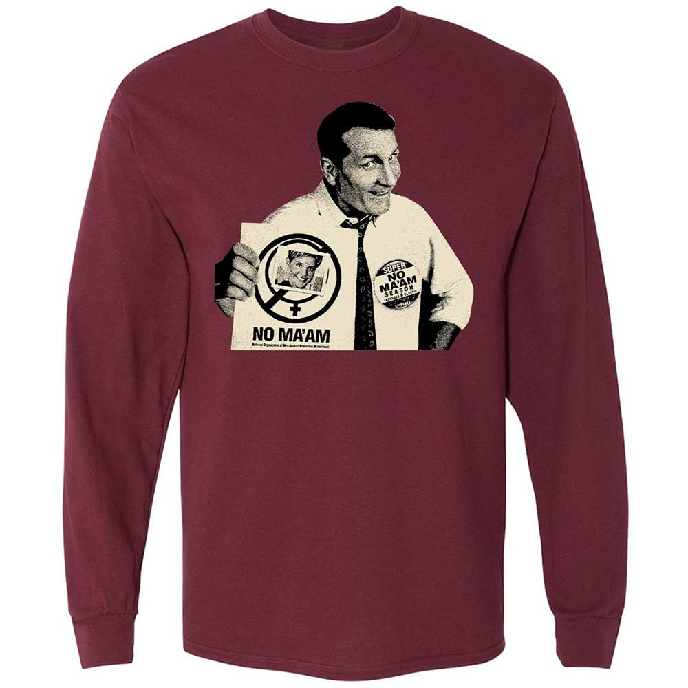 Long Sleeve T-Shirt - 7HMZUE7C - Maroon - 16