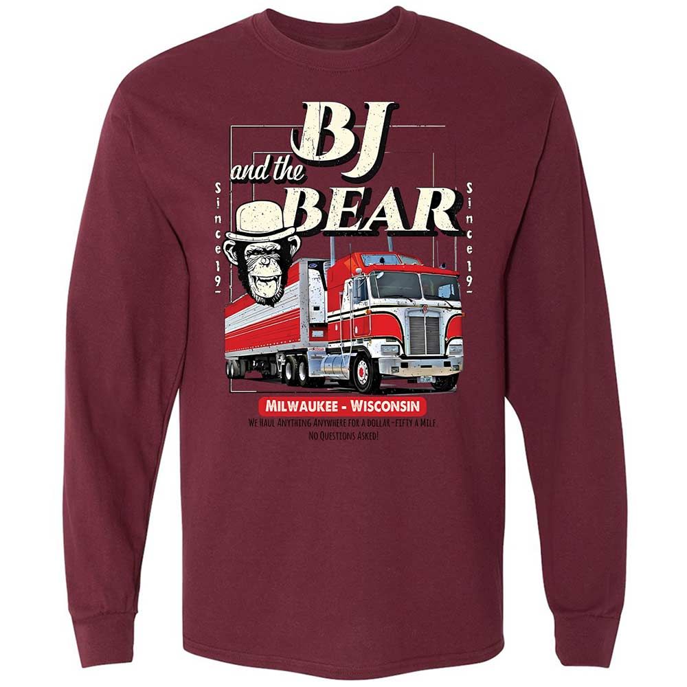 Long Sleeve T-Shirt - GG8X2JE7 - Maroon - 16