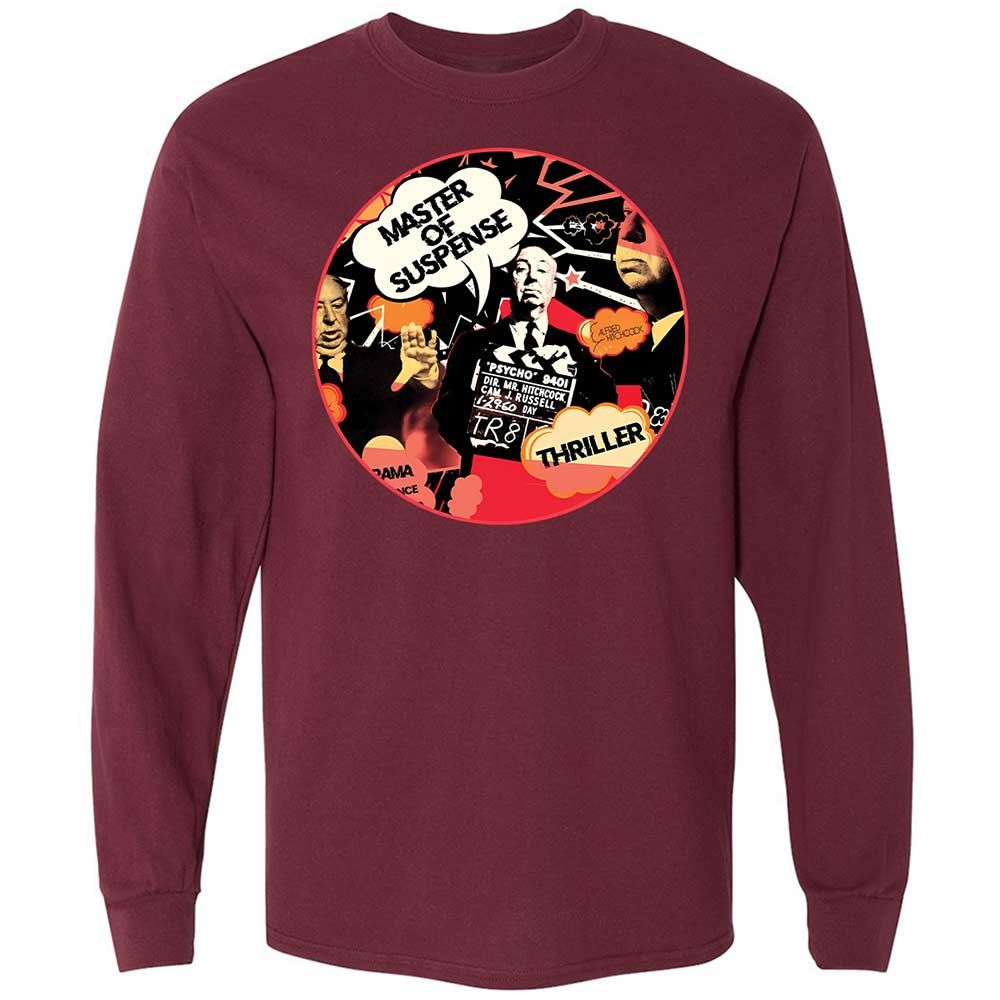 Master of Suspense - Maroon - 16