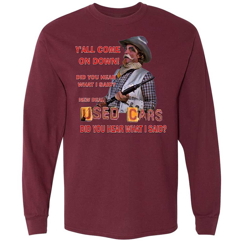 Long Sleeve T-Shirt - MN2BY49K - Maroon - 16