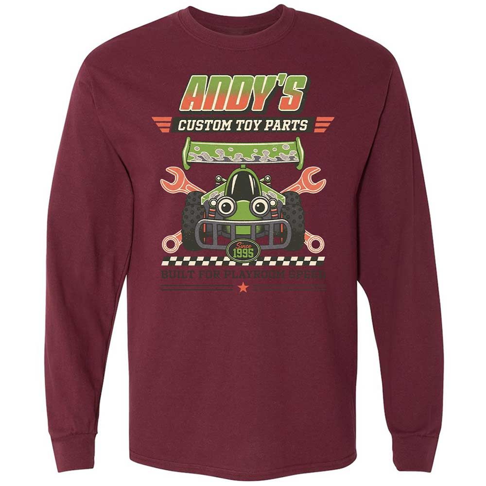 Long Sleeve T-Shirt - MVNLPJBH - Maroon - 16