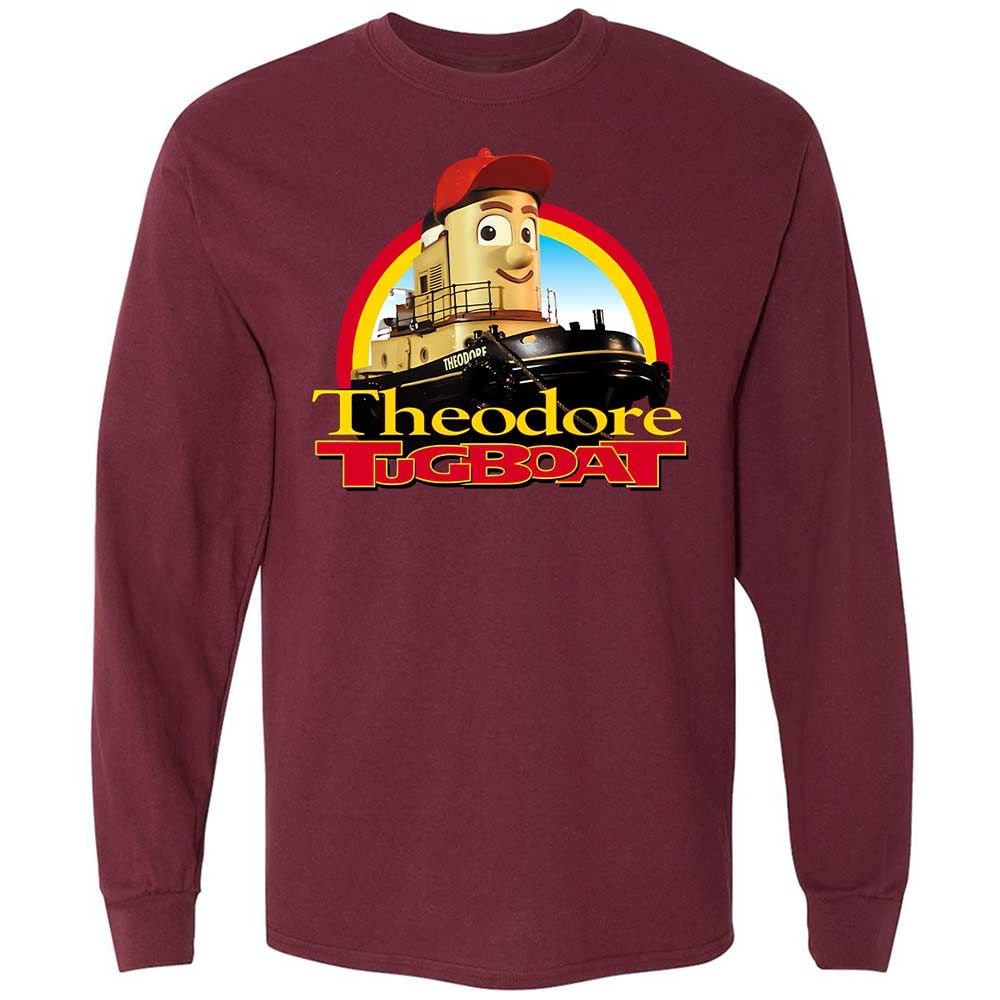 Theodore Tugboat - Maroon - 16
