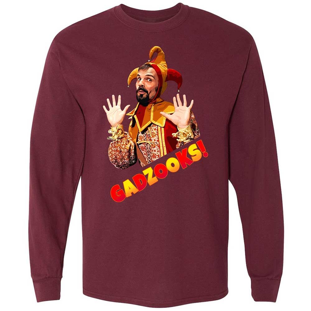 Long Sleeve T-Shirt - TF5ME5J8 - Maroon - 16
