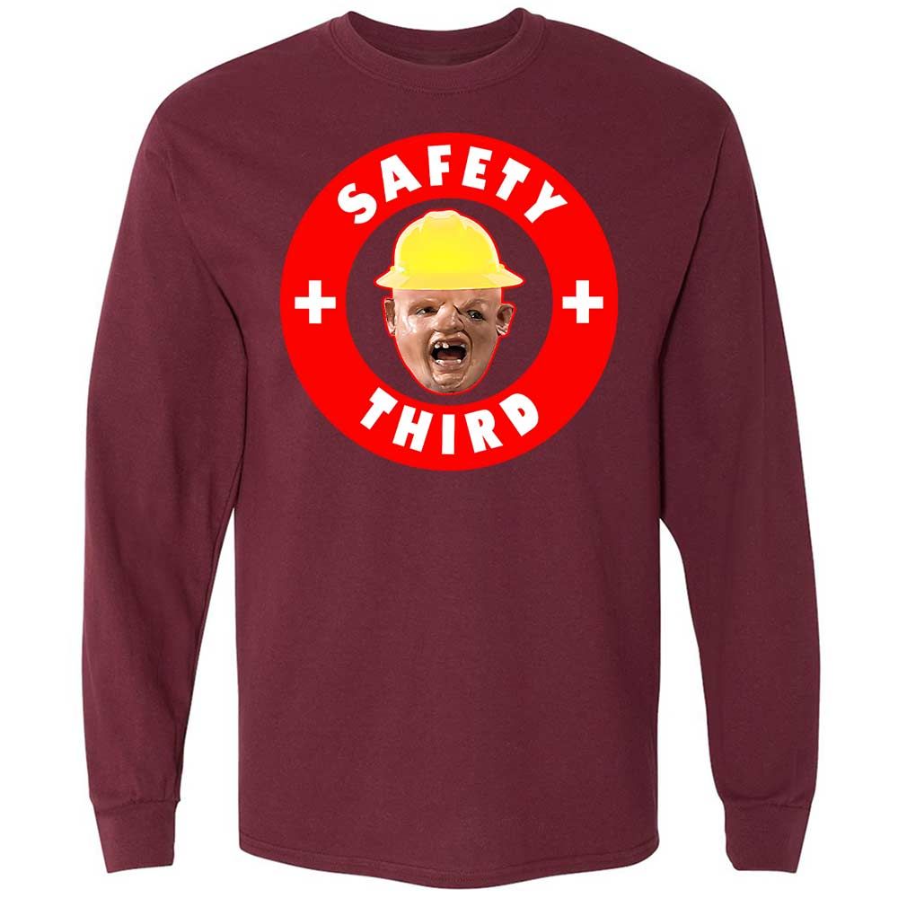 Safety Third - Maroon - 16