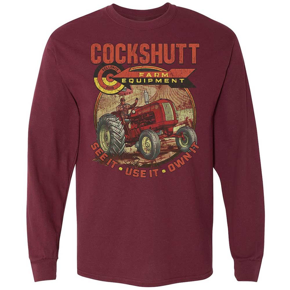 Farm Equipment - Maroon - 16