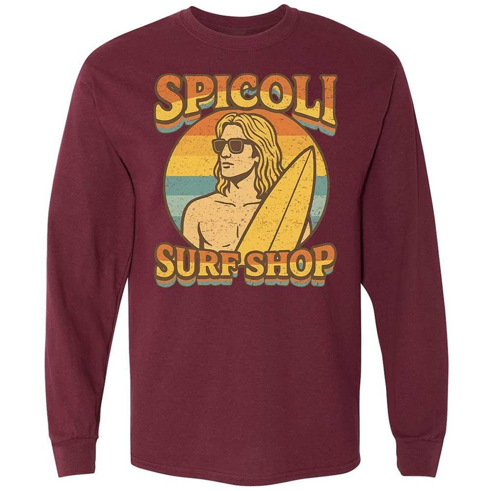 Long Sleeve T-Shirt - 1SCXGHBA - Maroon - 16