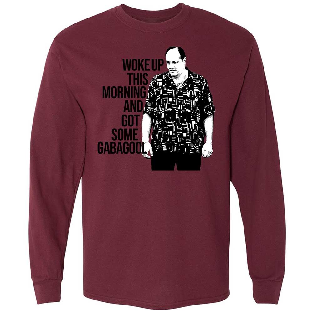 Long Sleeve T-Shirt - MX5ABHQT - Maroon - 16