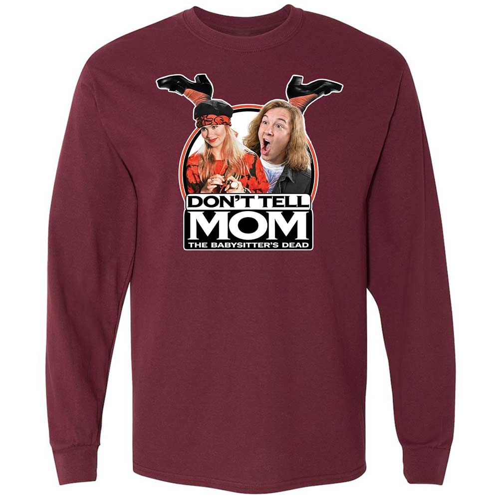 Long Sleeve T-Shirt - 58CGAAD7 - Maroon - 16