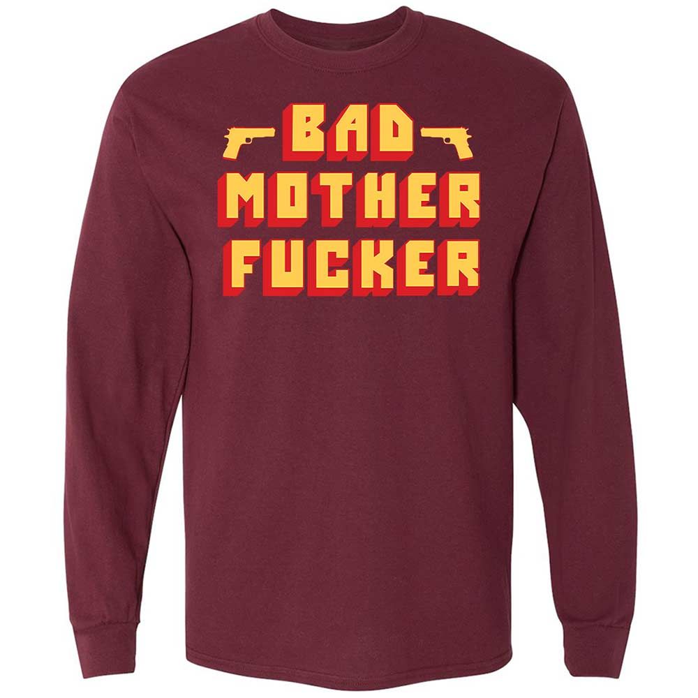 Bad Motherfucker - Maroon - 16