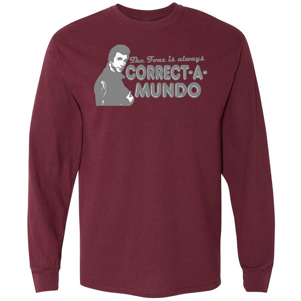 Long Sleeve T-Shirt - FF2CR3AR - Maroon - 16
