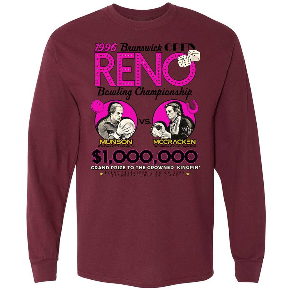 Long Sleeve T-Shirt - UGN78BYC - Maroon - 16