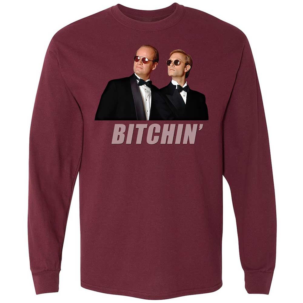 Long Sleeve T-Shirt - CZV5RZL4 - Maroon - 16