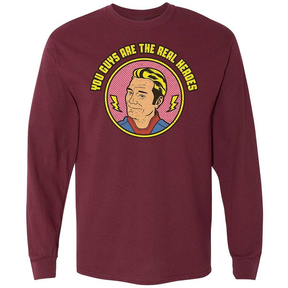 Long Sleeve T-Shirt - FYUMLVCX - Maroon - 16