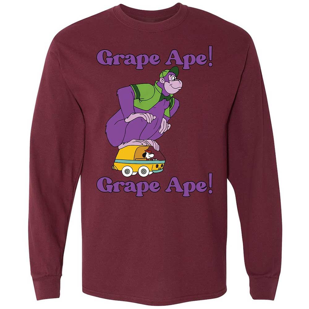 Long Sleeve T-Shirt - LCPZRXMR - Maroon - 16