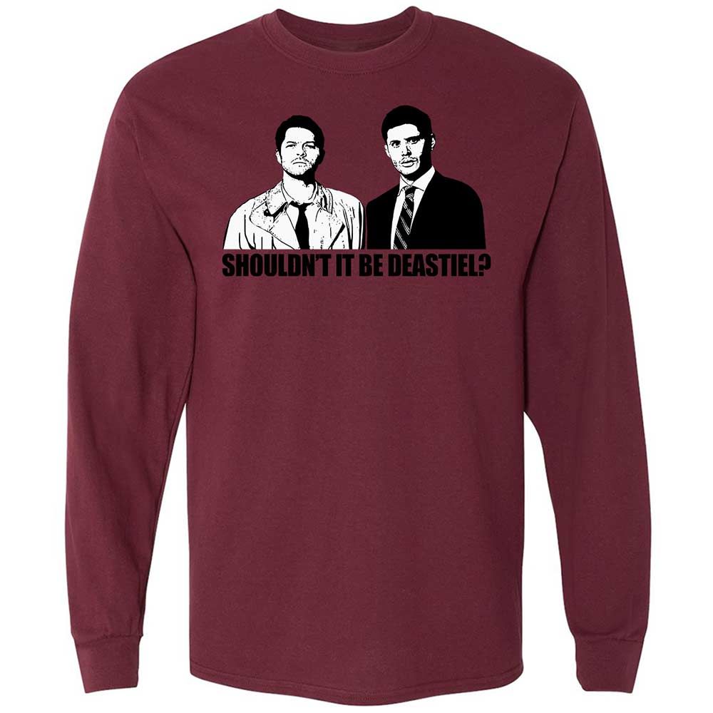 Long Sleeve T-Shirt - LASTLPRY - Maroon - 16
