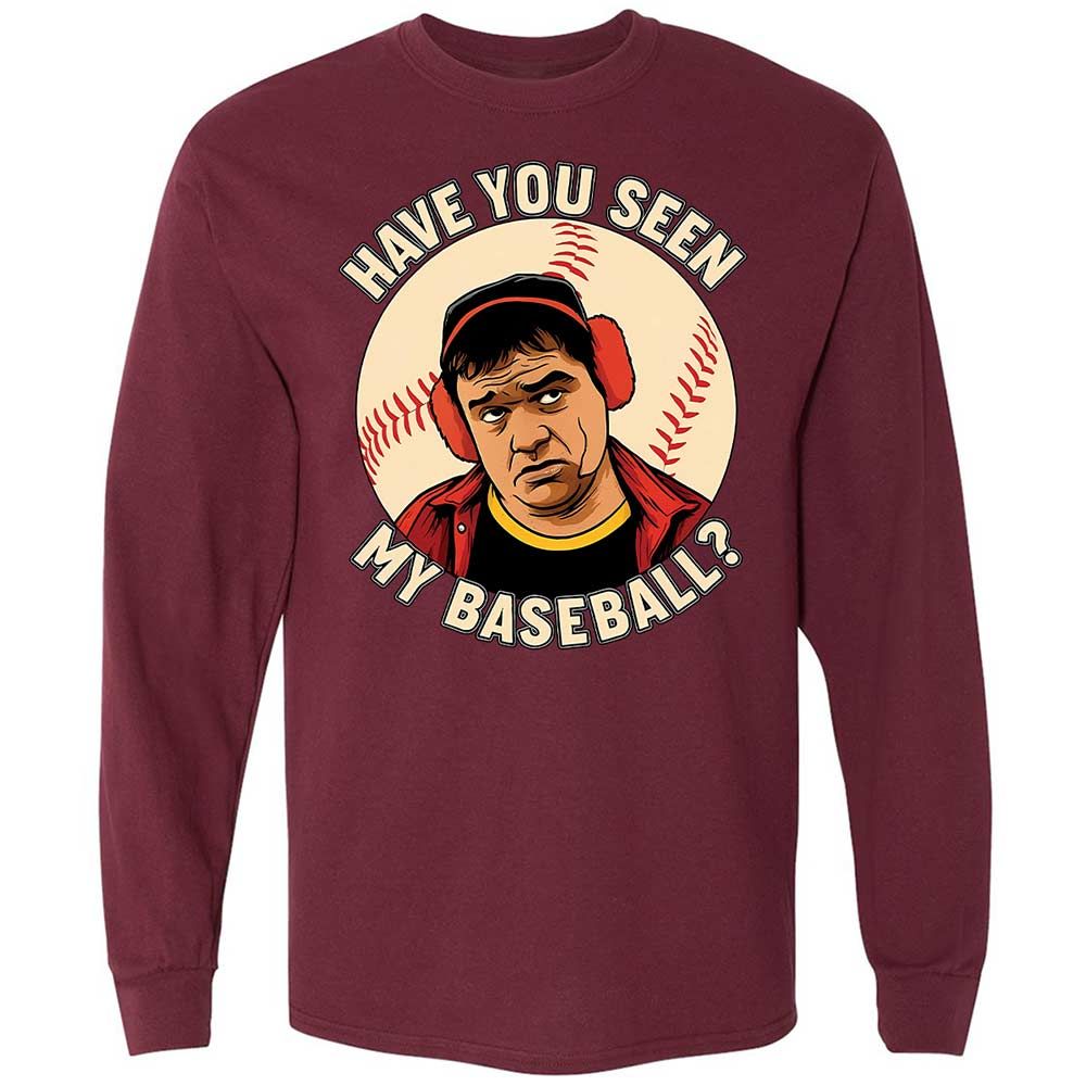 Long Sleeve T-Shirt - EX7V3L3N - Maroon - 16