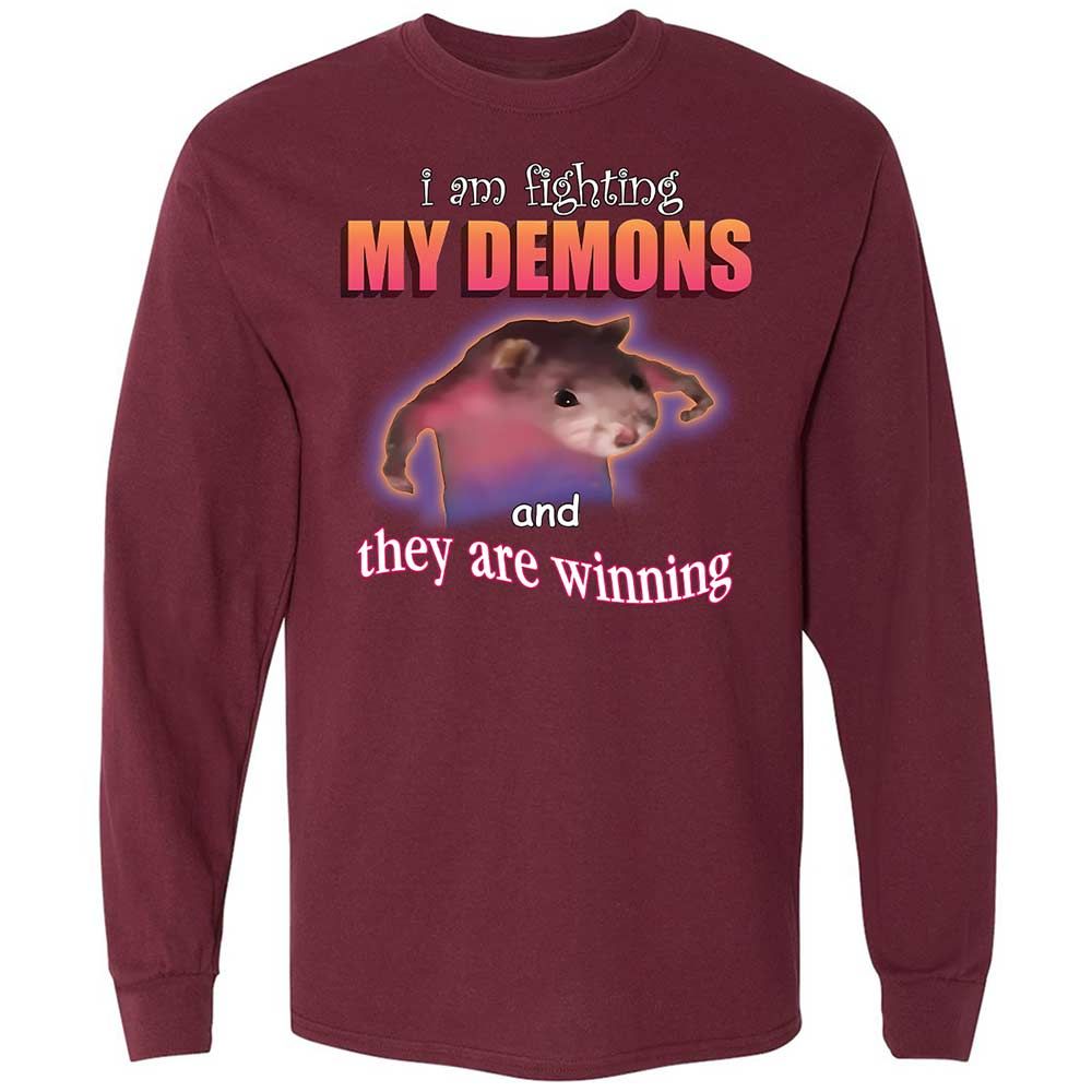 I'm fighting my demons - Maroon - 16
