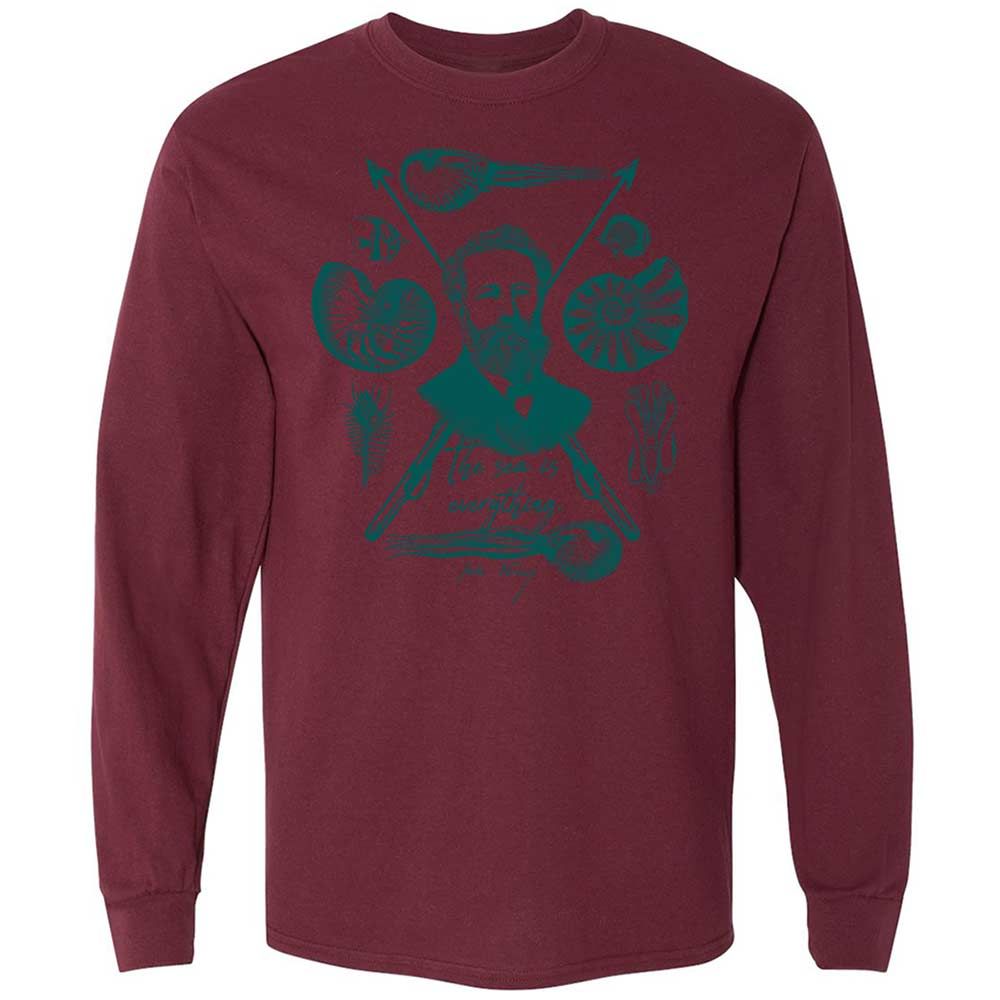 The sea is everything - Maroon - 16