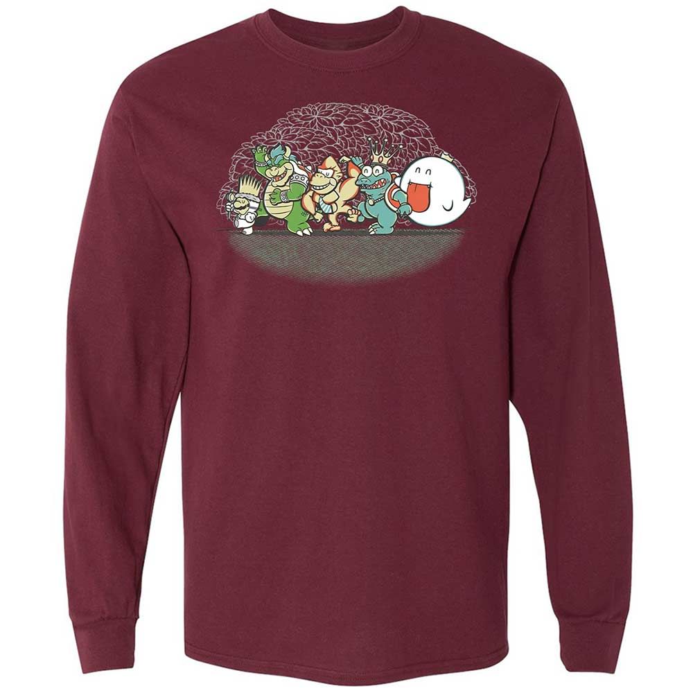 Long Sleeve T-Shirt - V8Y8TXDP - Maroon - 16