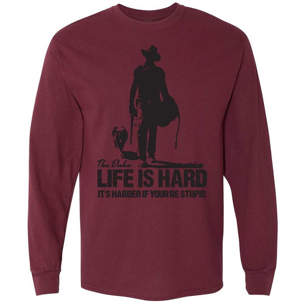 Life is hard - Maroon - 16