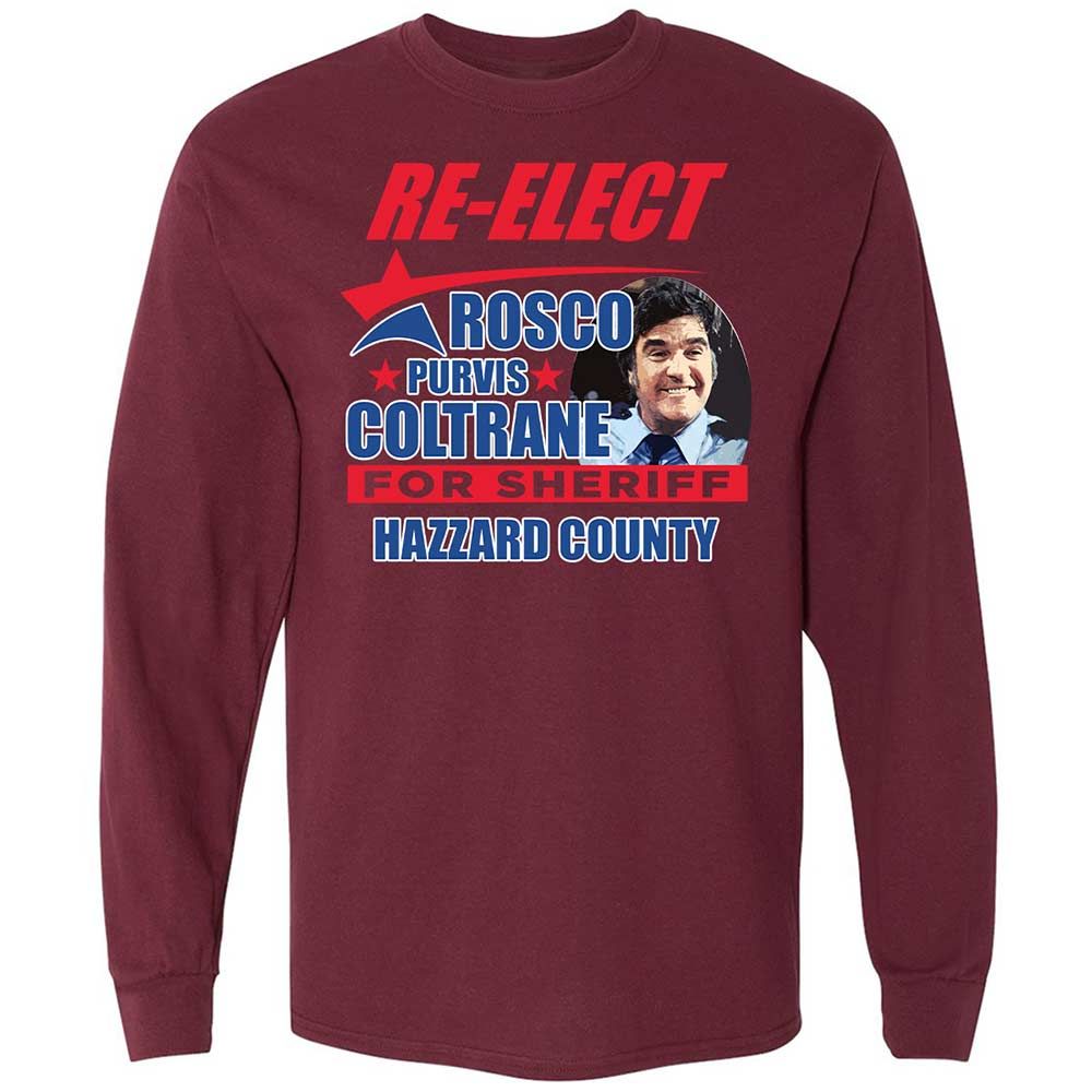 Long Sleeve T-Shirt - F9BYP7RD - Maroon - 16