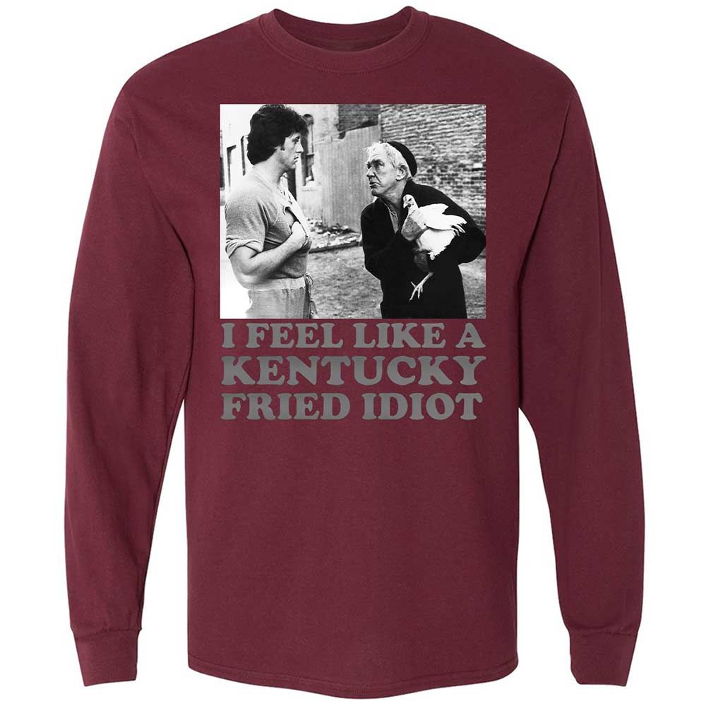 Long Sleeve T-Shirt - H2QAJCUC - Maroon - 16