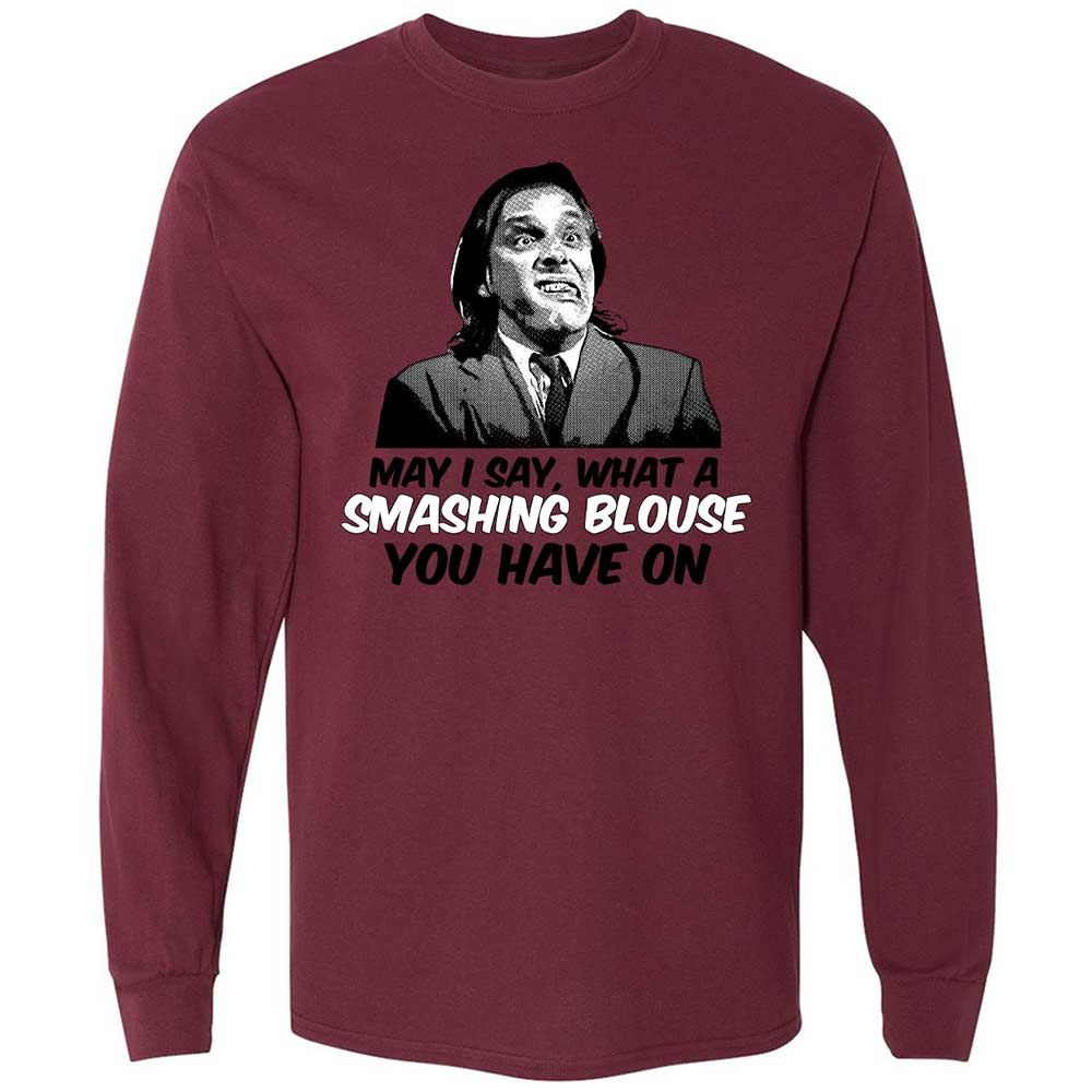 Long Sleeve T-Shirt - 7EPKHRWL - Maroon - 16