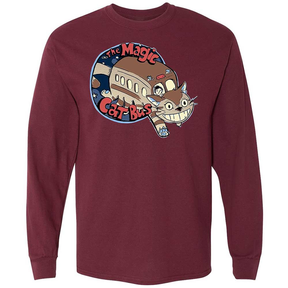 The Magic Catbus - Maroon - 16