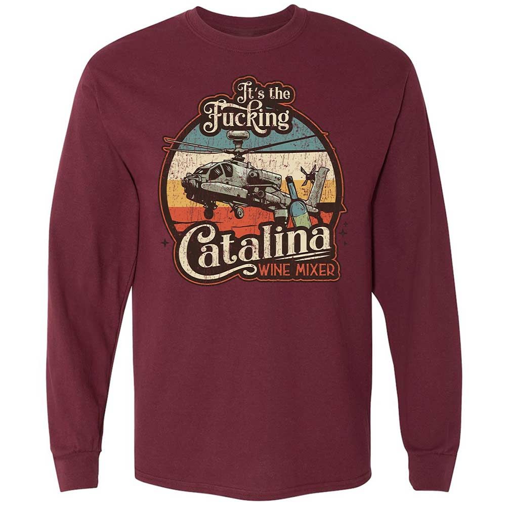 Long Sleeve T-Shirt - WMSXY1DT - Maroon - 16