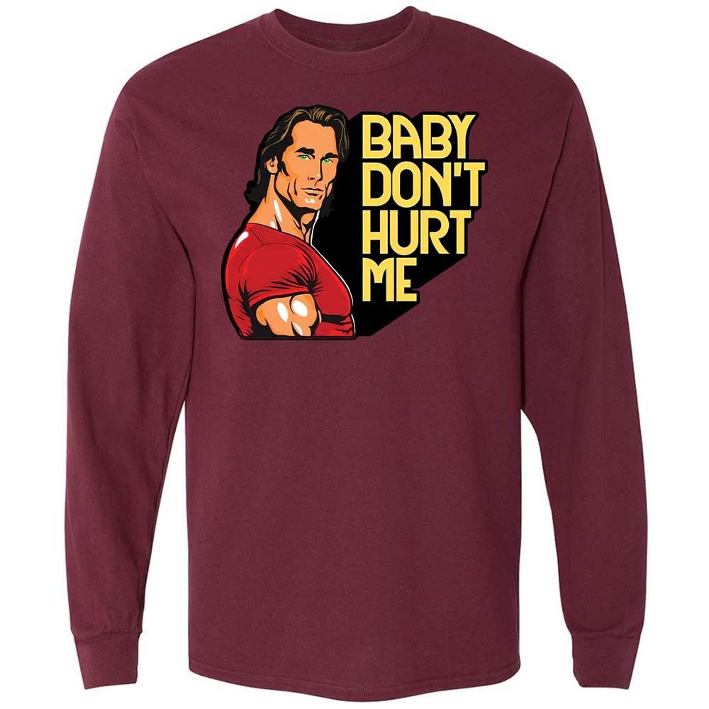 Baby don't hurt me - Maroon - 16