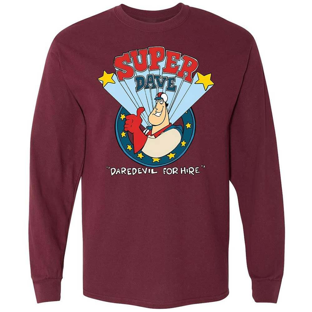 Long Sleeve T-Shirt - AK3MNKQ7 - Maroon - 16