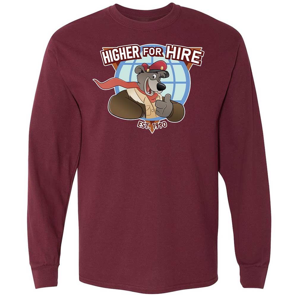 Higher for Hire - Maroon - 16